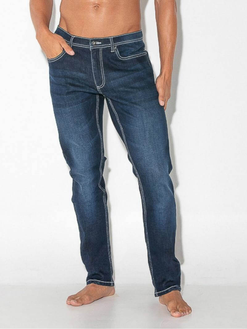 CODE22 Men's Slim Stretch-Fit Soft Denim Jeans