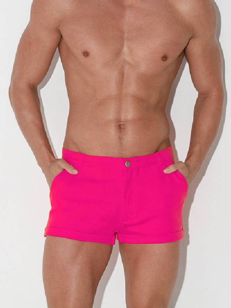 CODE22 Men's Mini Pocket Short in Pink