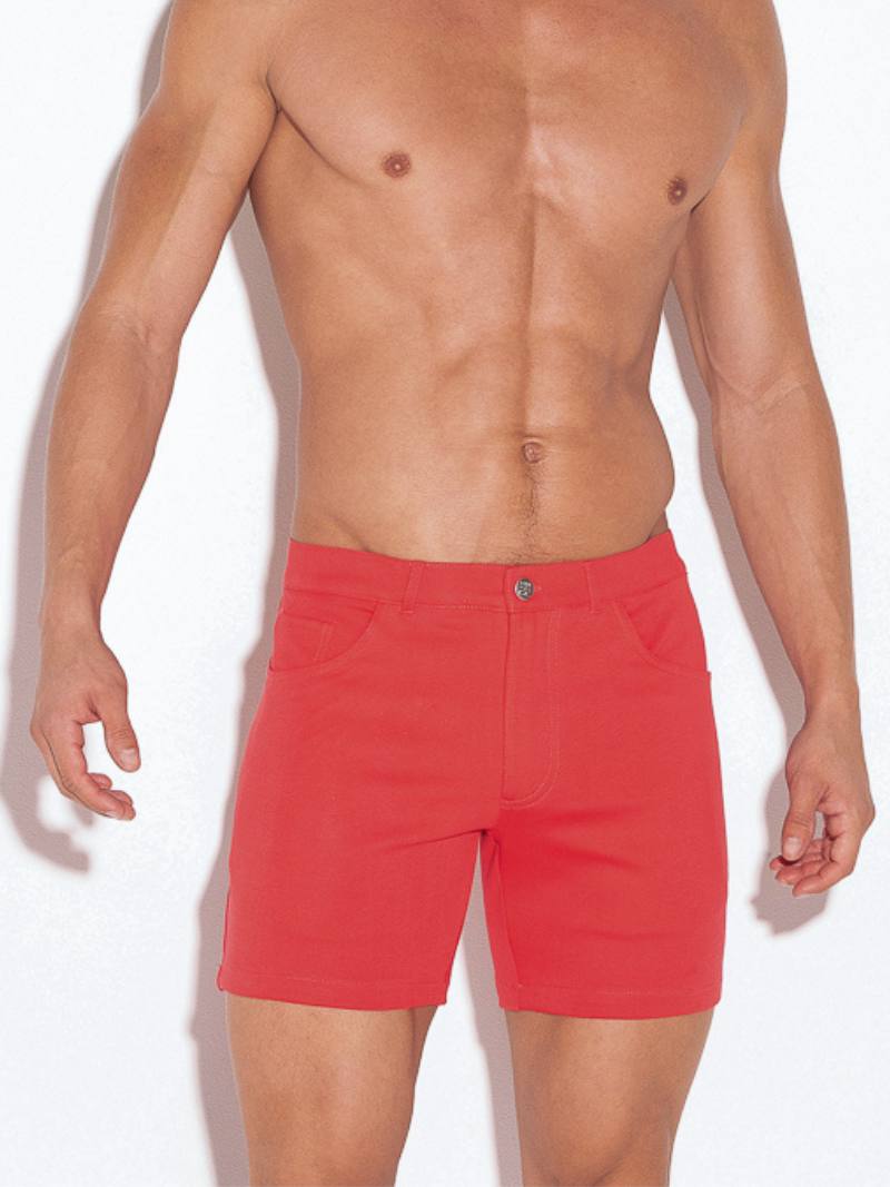 CODE22 Men's Pocket Shorts Coral