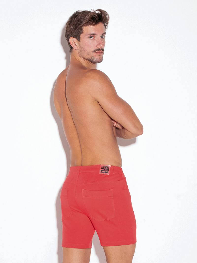 CODE22 Men's Five Pocket Shorts with Belt Loops