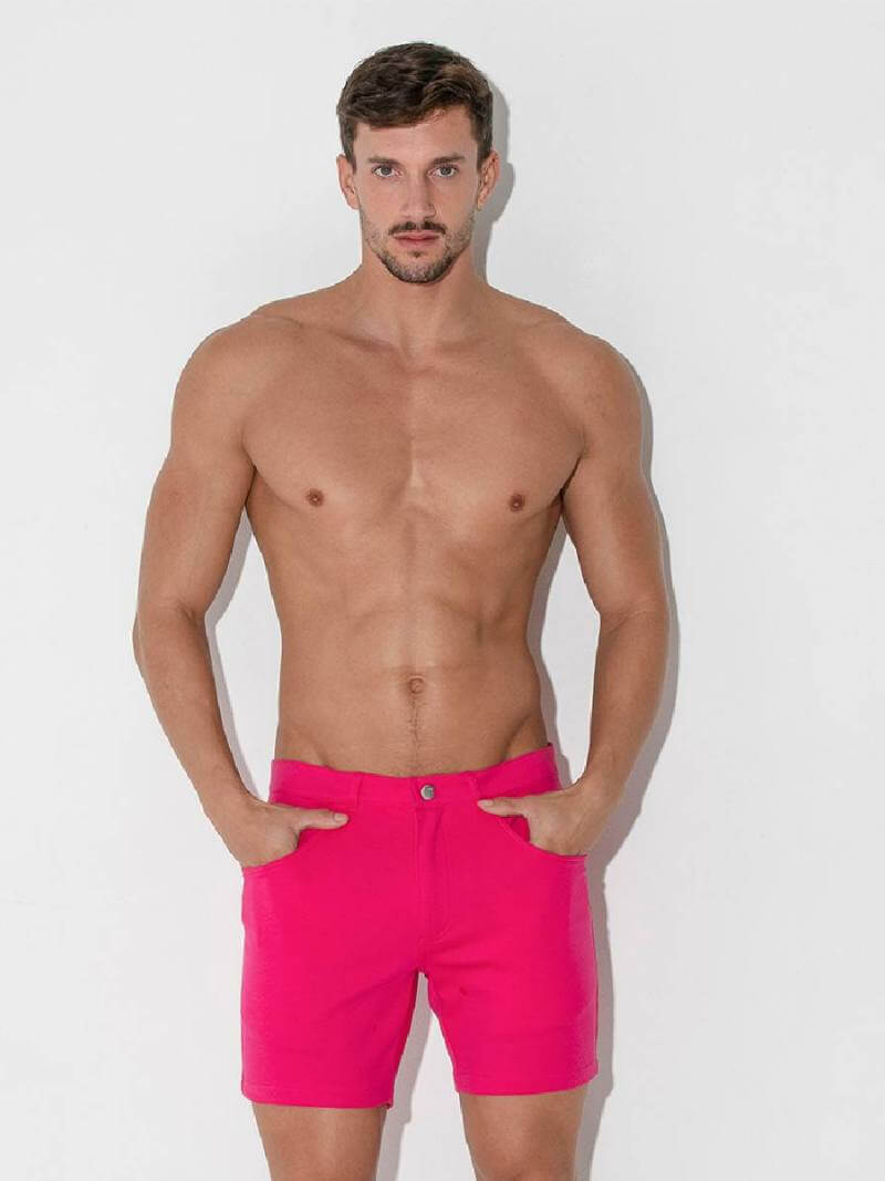 CODE22 Men's Pocket Shorts Fuchsia