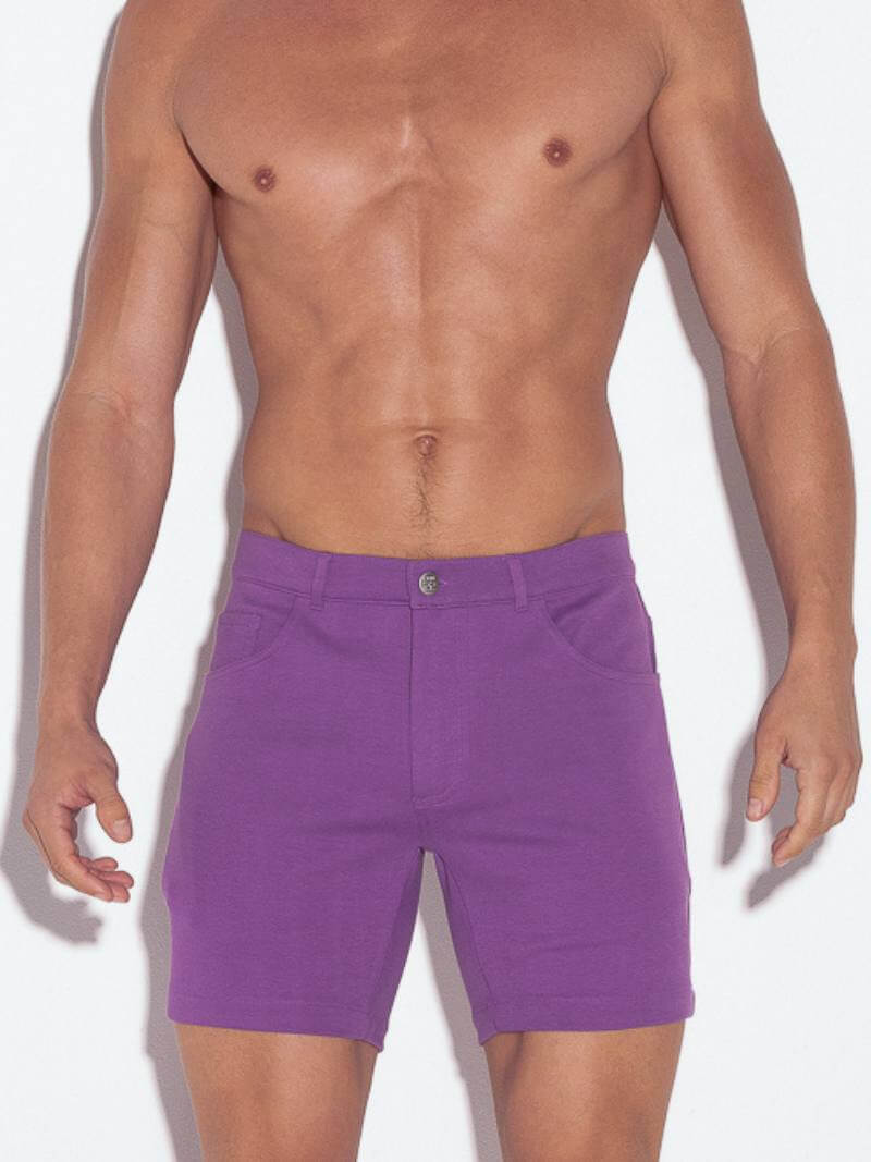 CODE22 Men's Pocket Shorts Grape