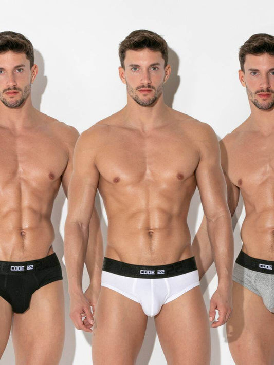 CODE 22 Men's Multipack Modal & Cotton Briefs