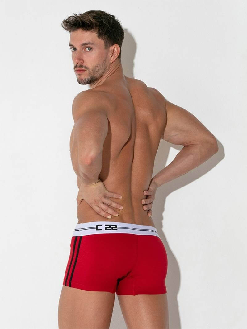 CODE22 Male Padded Boxer Trunk with Power Shape Enhancement Padding