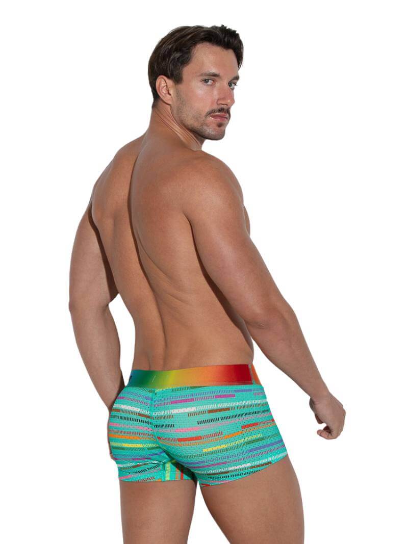 CODE 22 Pride Striped Micro Mesh Trunk