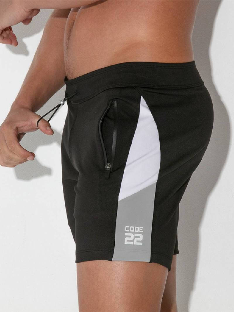 CODE22 Men's Rush Mid-Thigh Gym Short