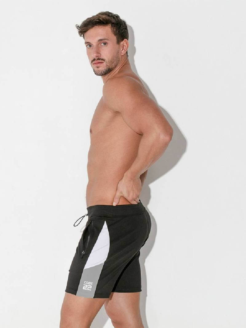 CODE22 Men's Rush Mid-Thigh Gym Short