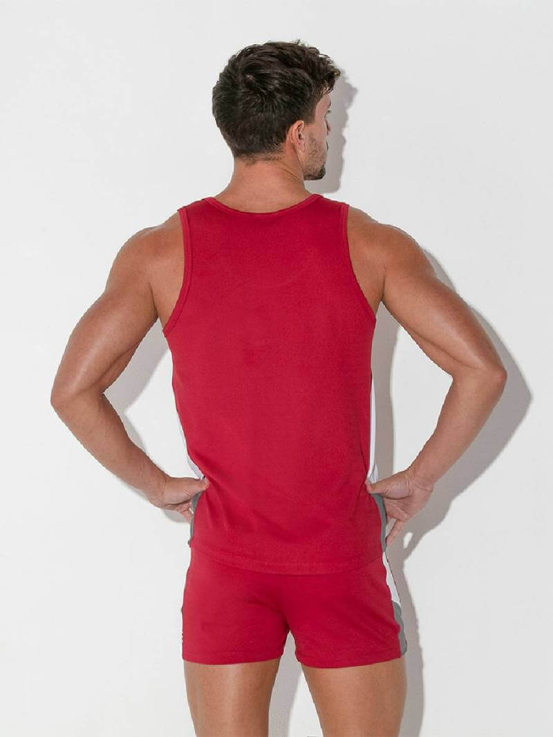 CODE22 Men's Rush Sleeveless Vest, Sports Performance Fabric
