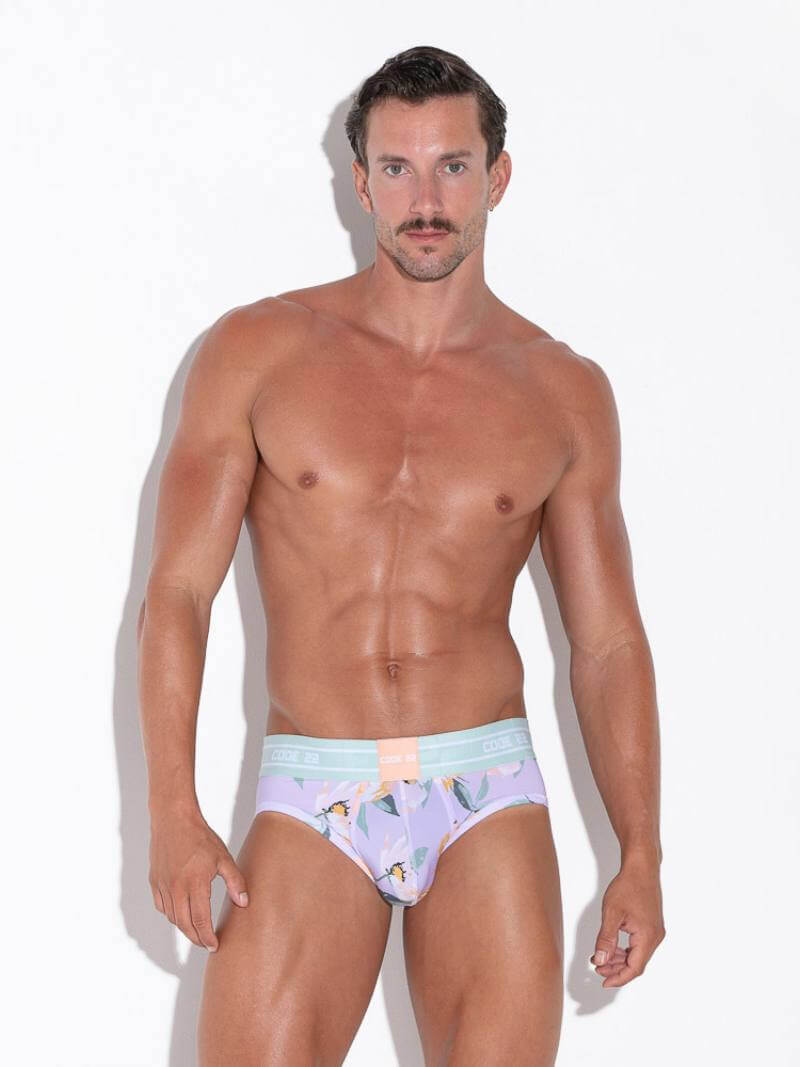 CODE22 Men's Secret Garden Floral Brief