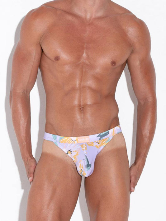CODE22 Men's Secret Garden Floral Thong