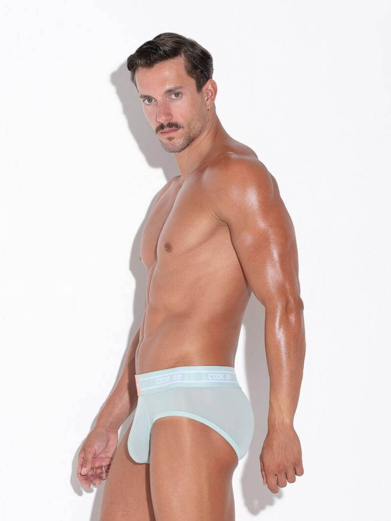 CODE22 Men's Peppermint Microfibre Brief
