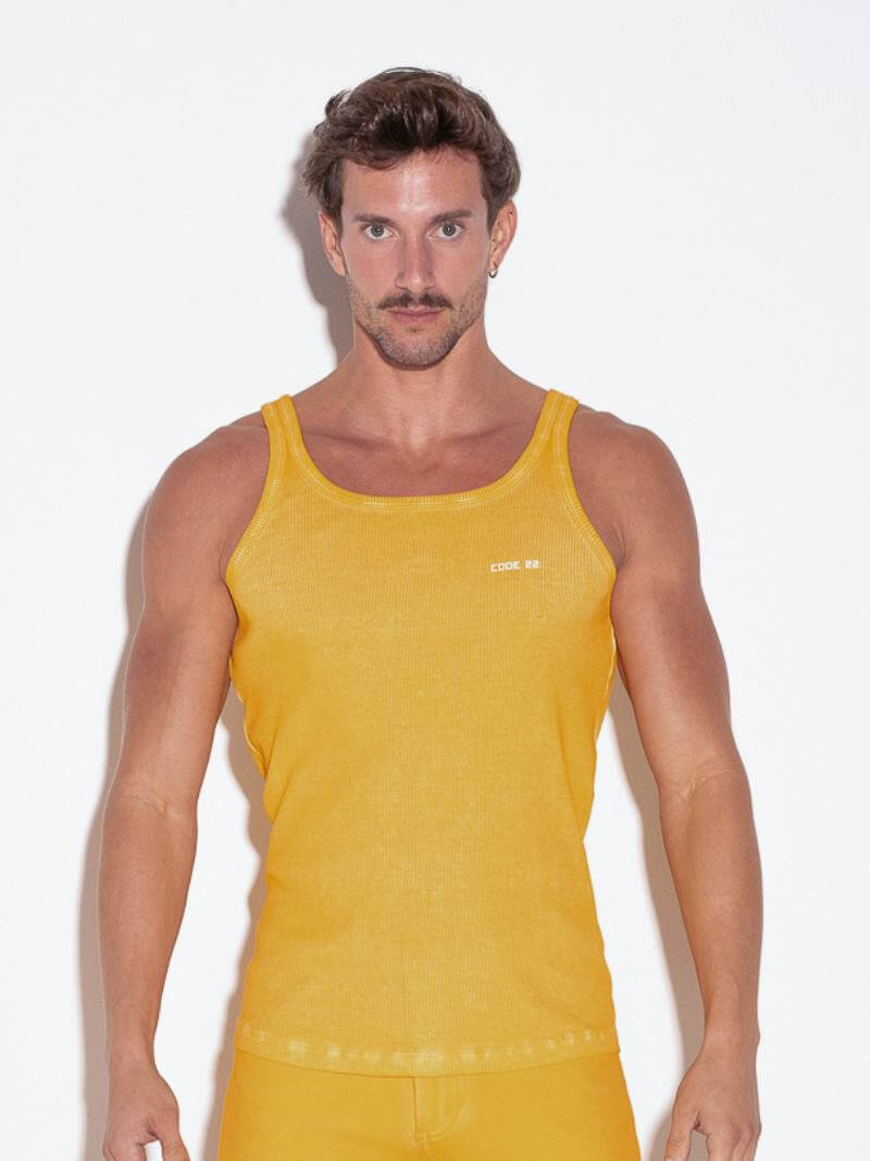 CODE22 Men's Faded Wash Vest