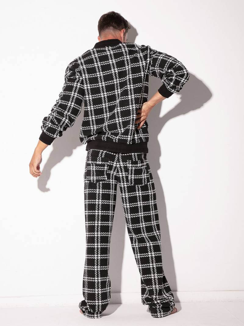 CODE22 Cameron Plaid Bomber Jacket