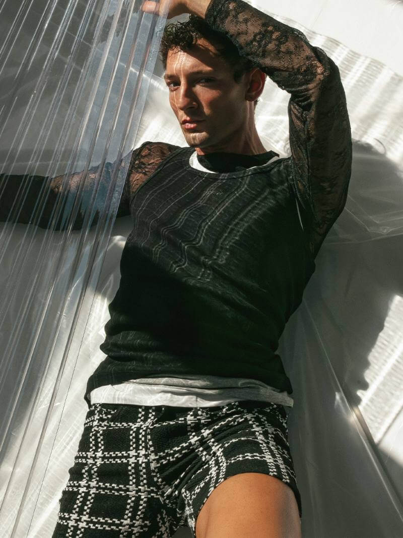 CODE22 Cameron Plaid Short