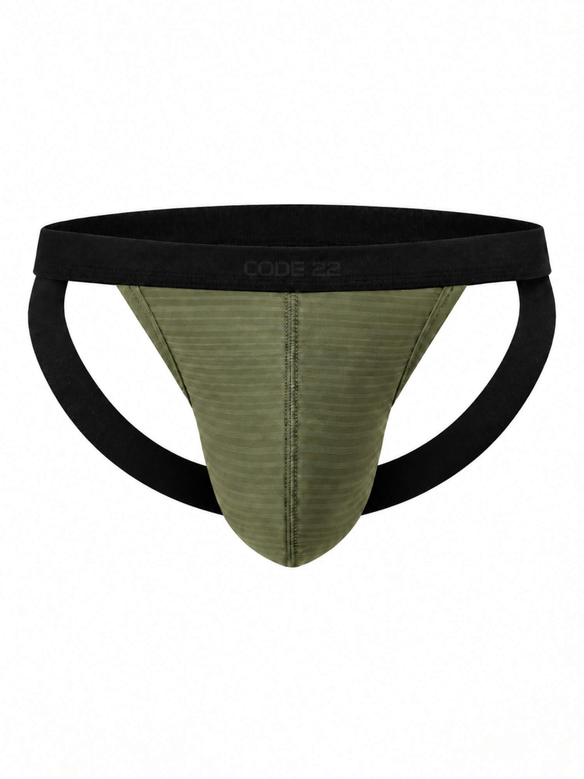 CODE 22 Zebra Jockstrap – Subtle Animal Print Underwear with Support Pouch