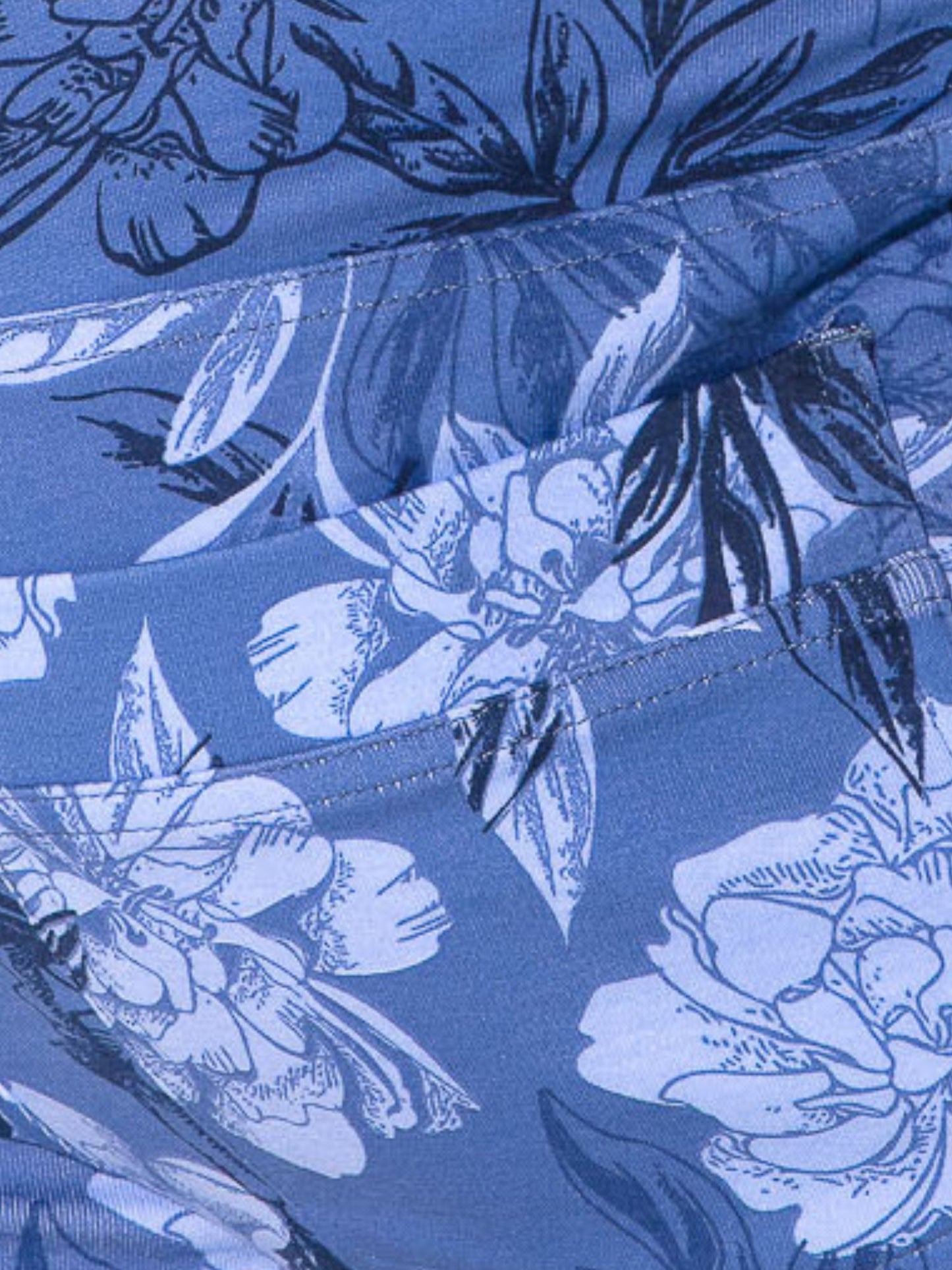 CODE 22 Floral 5-Pocket Shorts – Mid-Thigh Slim Fit Stretch Low Rise Men’s Summer Shorts