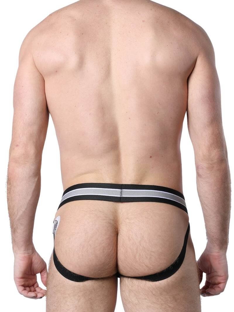 Mens CellBlock13 Take Down Mesh Jockstrap With Removable Pouch