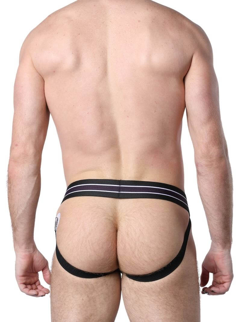 Mens CellBlock13 Take Down Mesh Jockstrap With Removable Pouch
