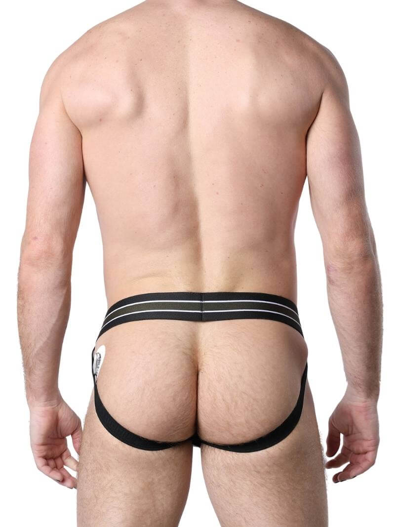 Mens CellBlock13 Take Down Mesh Jockstrap With Removable Pouch