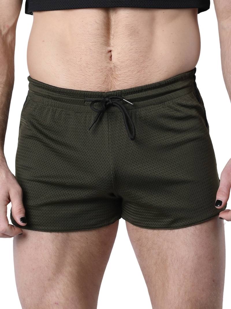 Mens CellBlock13 Take Down Reversible Super-Short Legged Shorts - SIZE XL