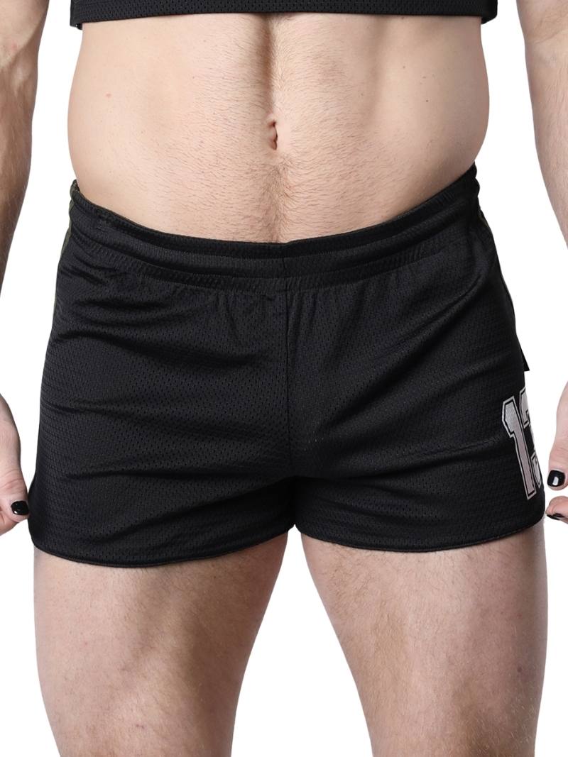Mens CellBlock13 Take Down Reversible Super-Short Legged Shorts - SIZE XL