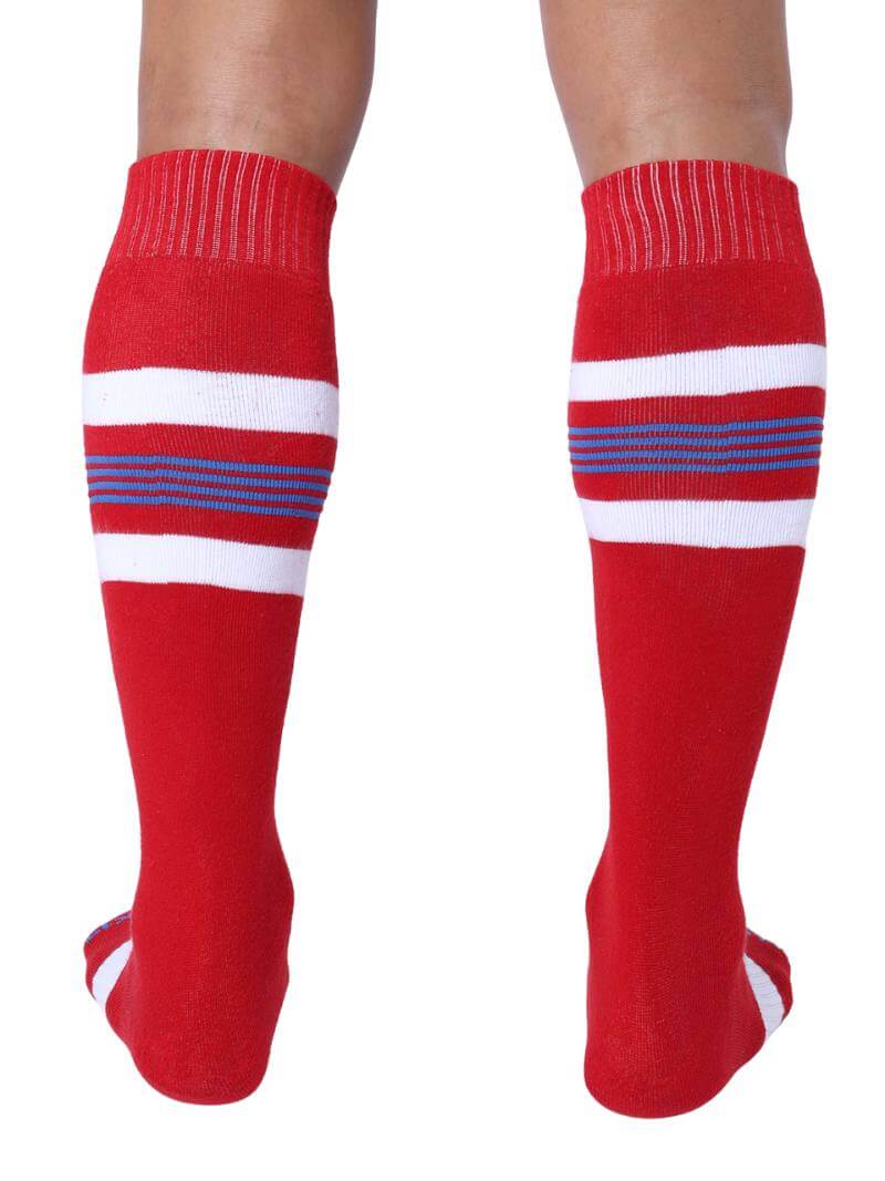 Mens CellBlock13 Striped Knee-High Socks
