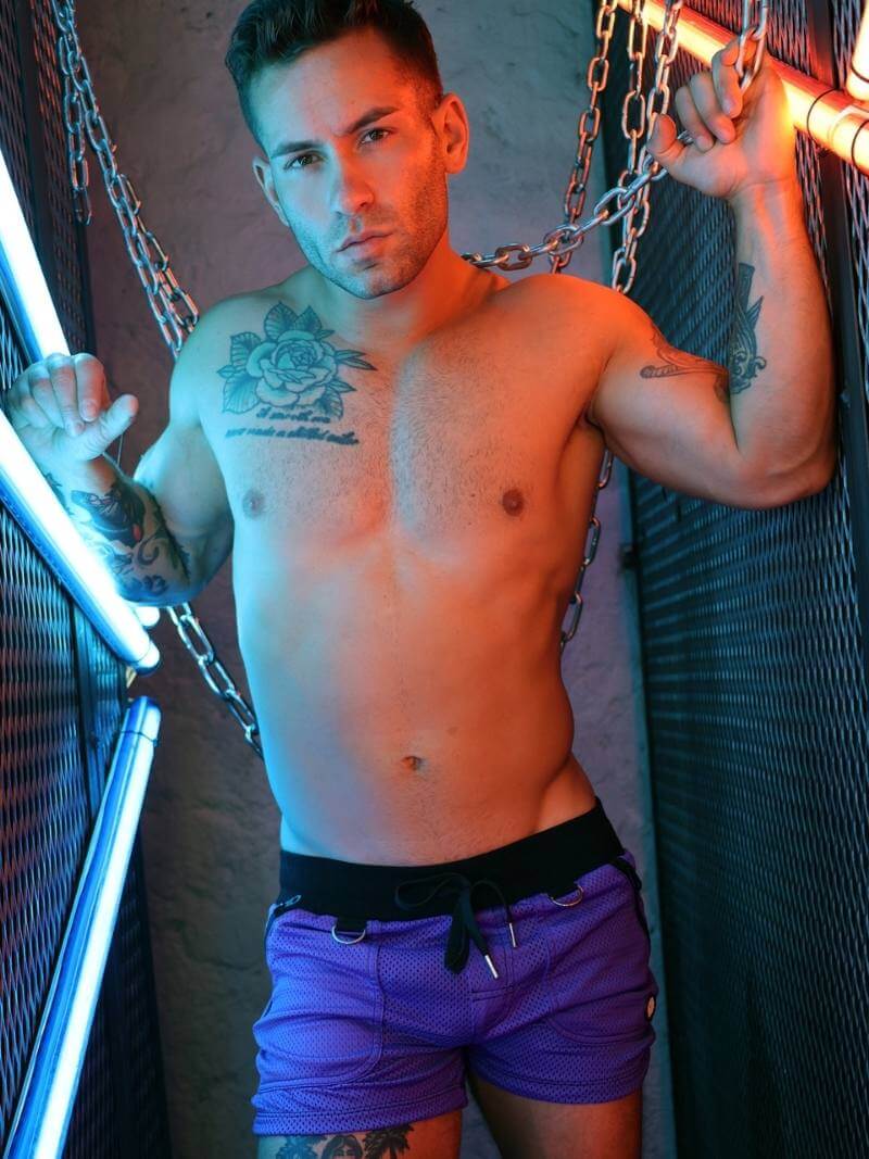 Mens Breedwell Purpleicious Hook Up Shorts