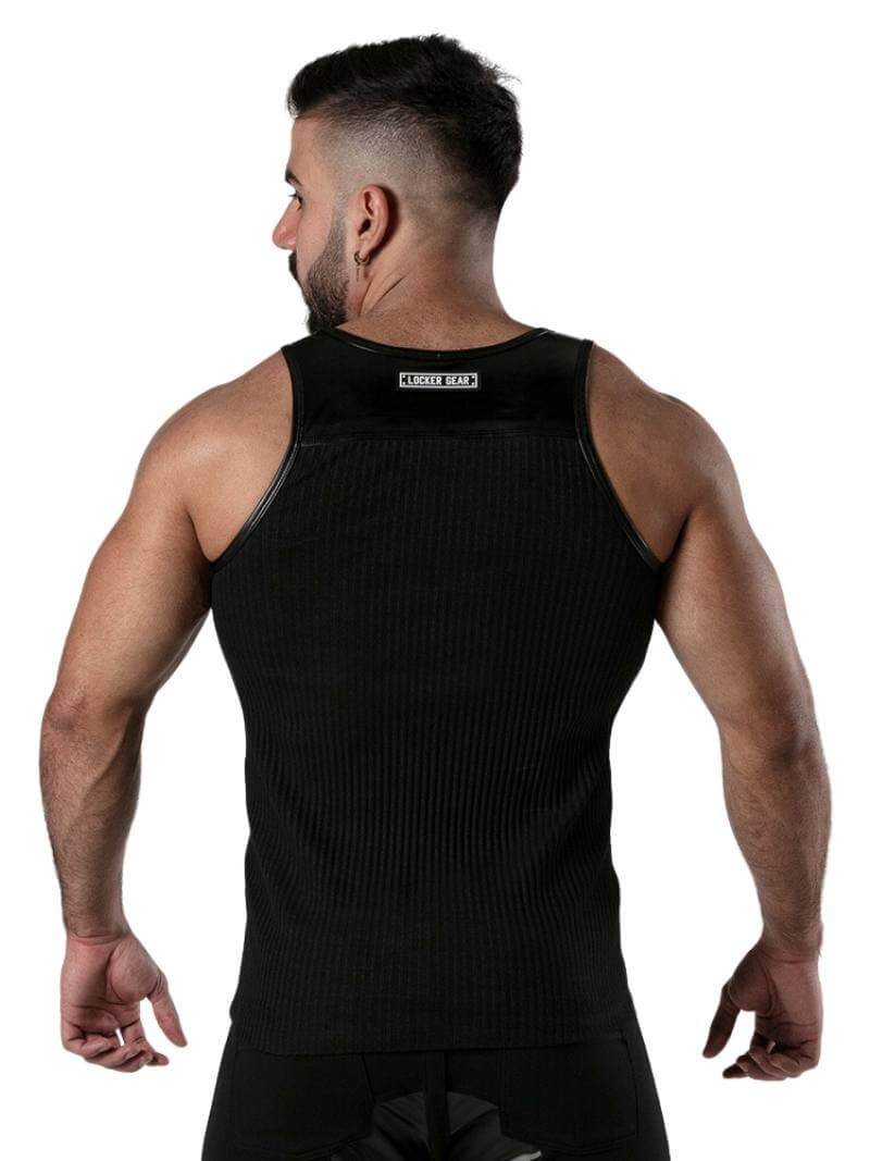 Men's Racerback Ribbed Cotton Vests