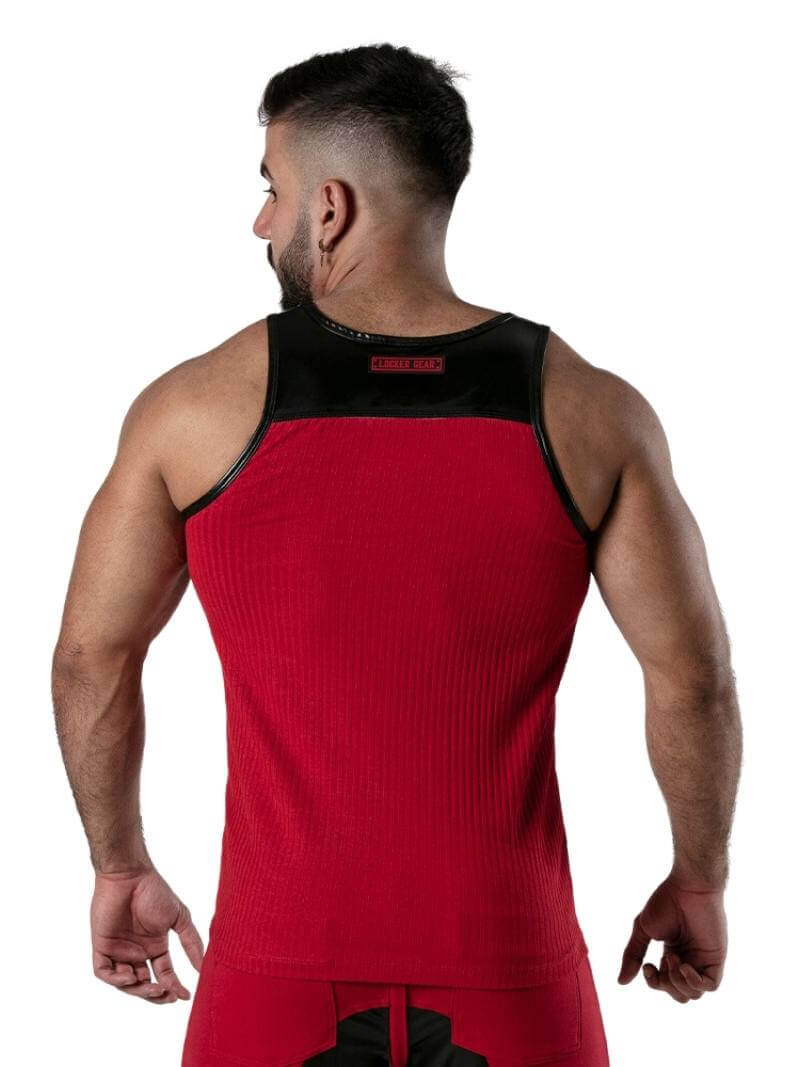 Locker Gear Stretchy Ribbed Cotton Designer Vest