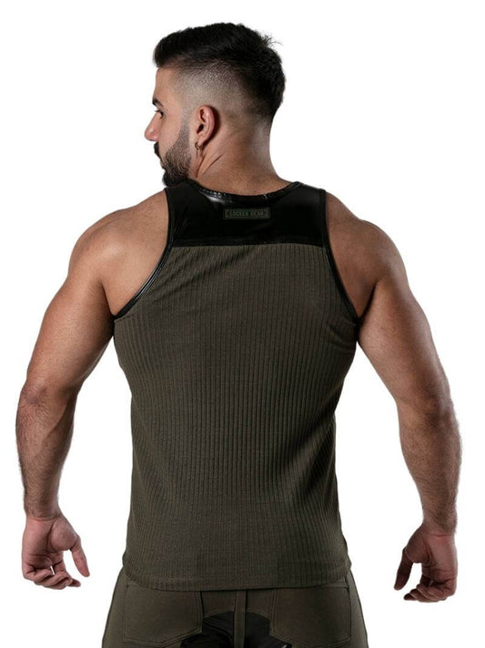 Men's Ribbed Cotton Tank Top