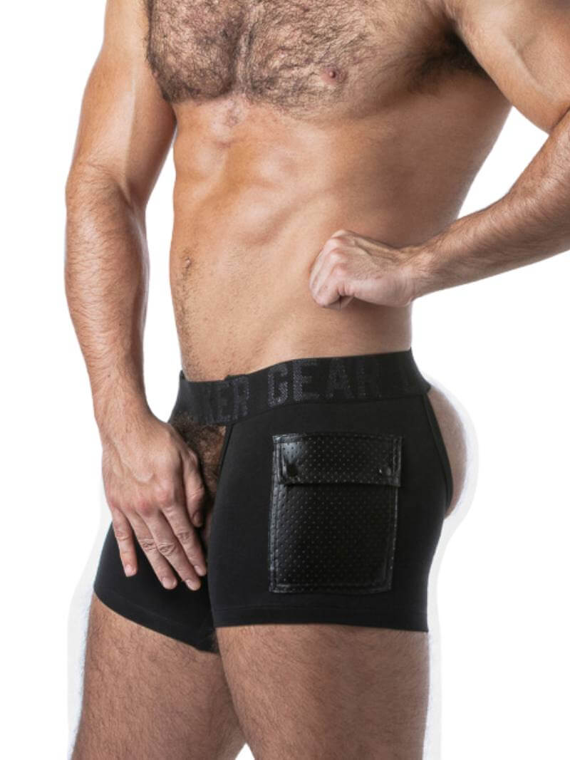 Locker Gear Mens Bottomless Open Pouch Cargo Shorts