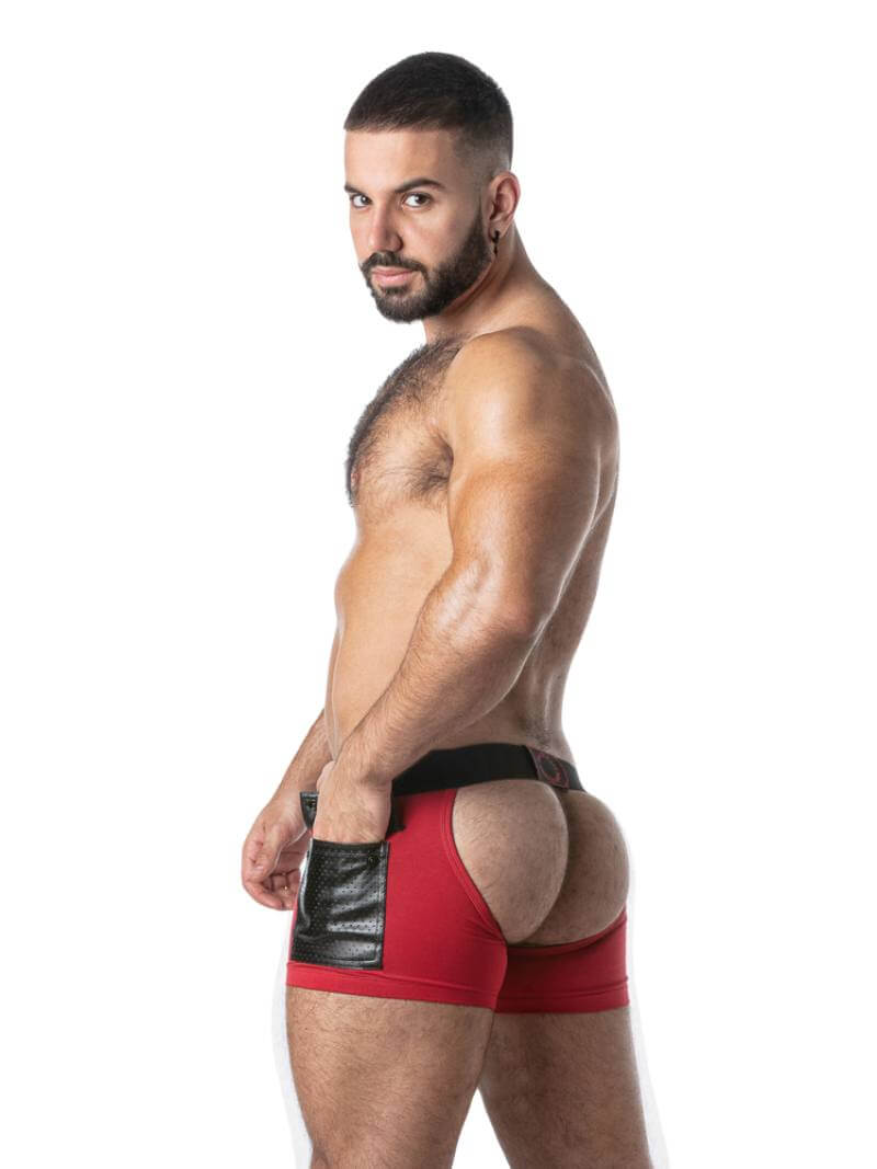 Locker Gear Men's Backless and Crotchless Naughty Open Shorts