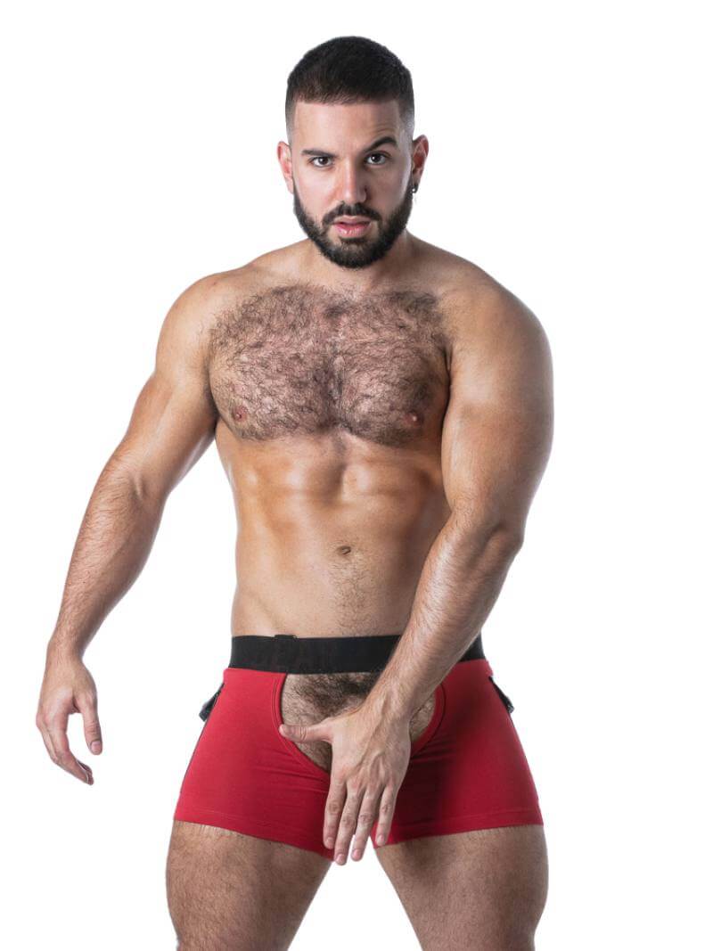 Locker Gear Men's Fetish Cargo Short Chaps
