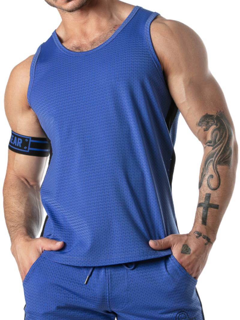 Male Locker Gear Sports Mesh Vest: Breathable