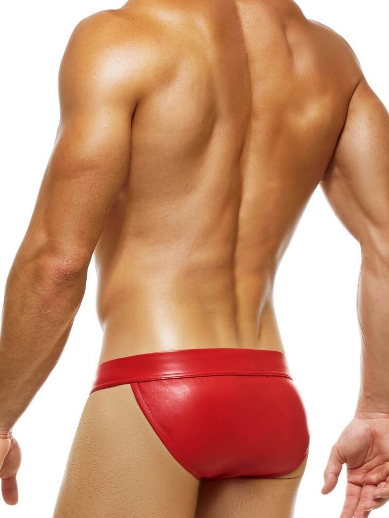 Mens MODUS VIVENDI Leather Tanga