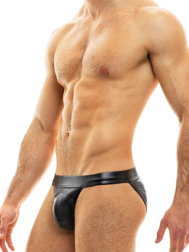 Mens MODUS VIVENDI Leather Tanga
