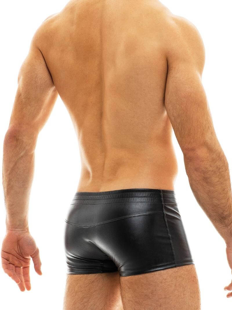 Mens MODUS VIVENDI Leather Boxer Trunk