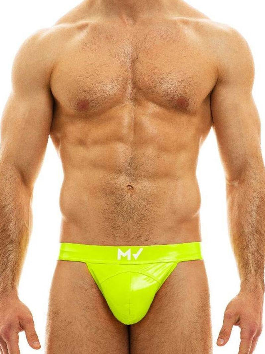 Mens MODUS VIVENDI PVC Vinyl Tanga Brief