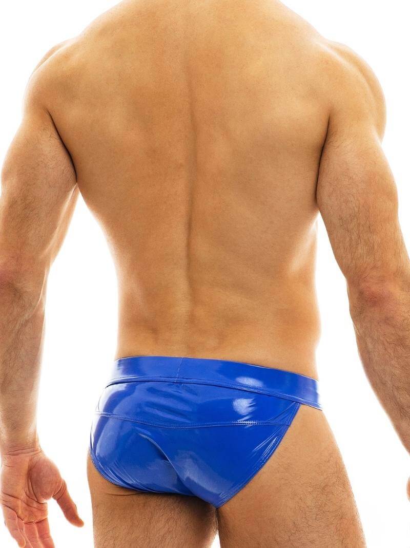 Mens MODUS VIVENDI PVC Vinyl Tanga Brief