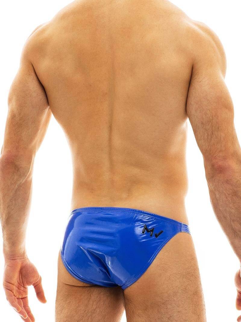 Mens MODUS VIVENDI PVC Vinyl Mini Briefs