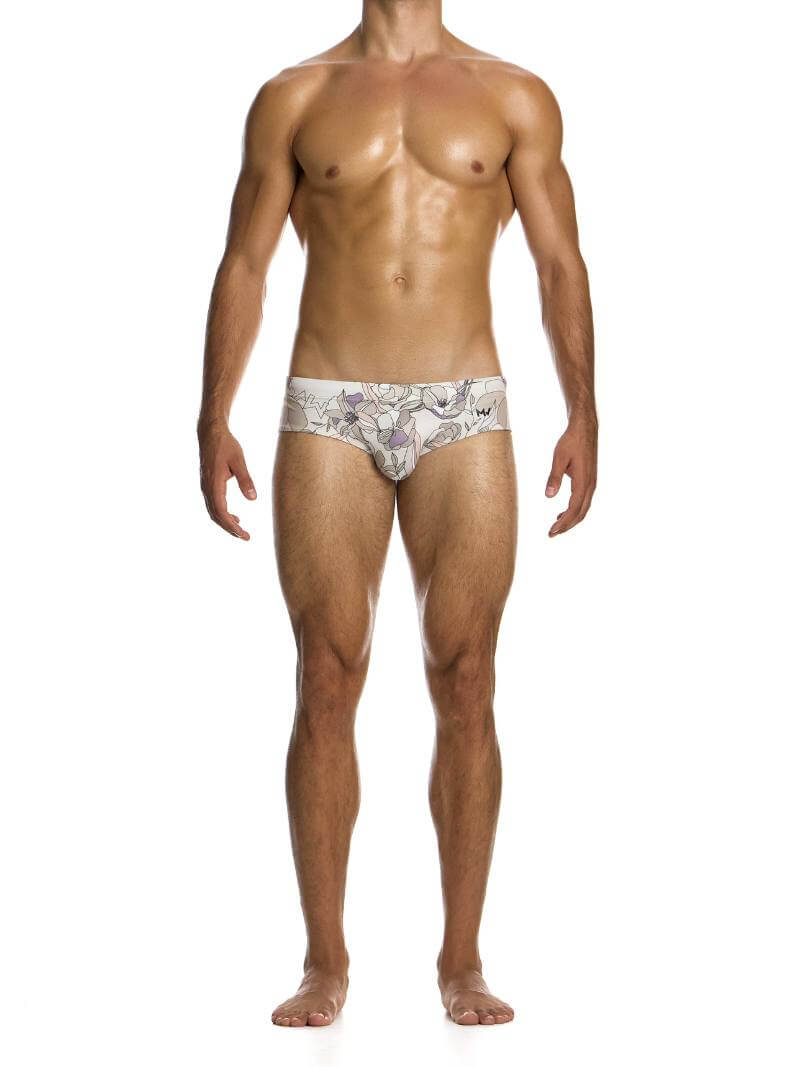 Mens MODUS VIVENDI Art Nouveau Floral Swim Brief