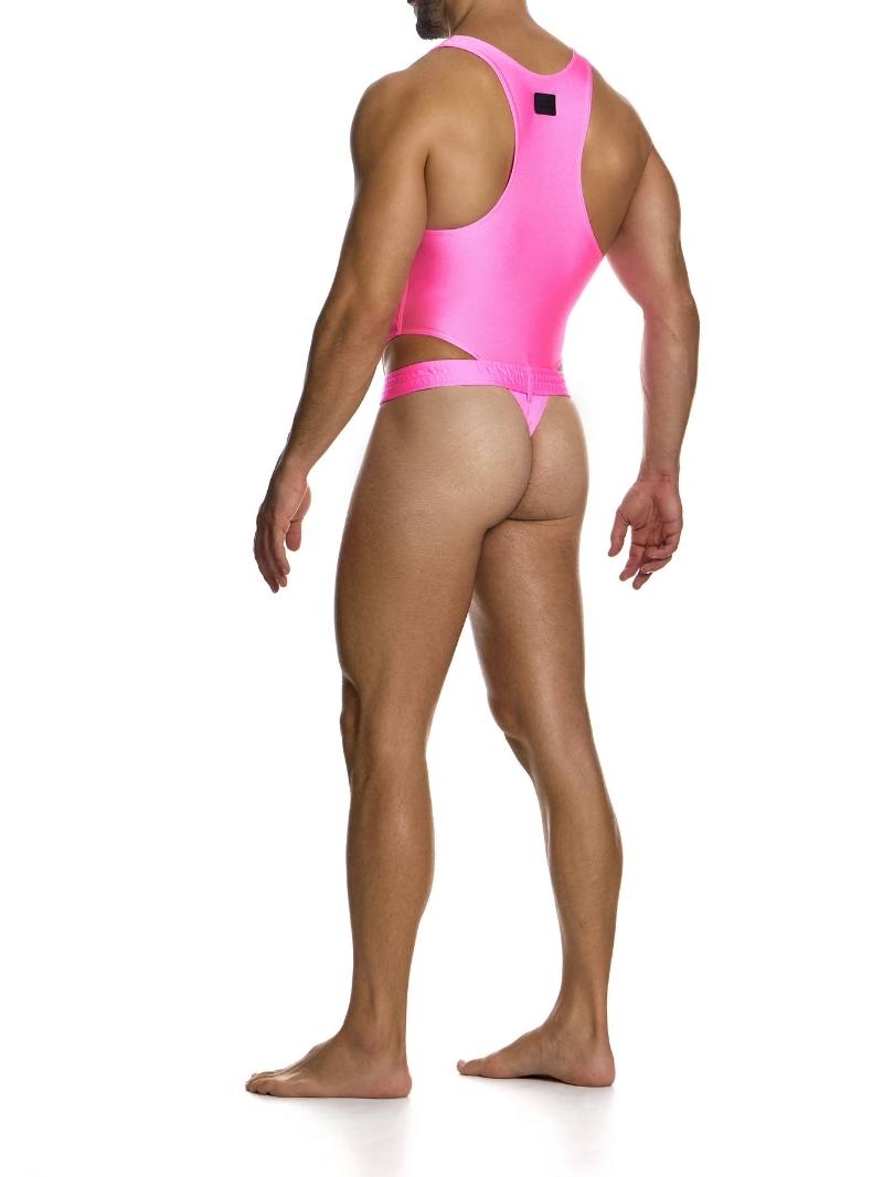 Mens MODUS VIVENDI Avant Garde One Piece Thong Swimsuit