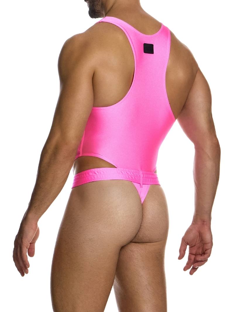 Mens MODUS VIVENDI Avant Garde One Piece Thong Swimsuit