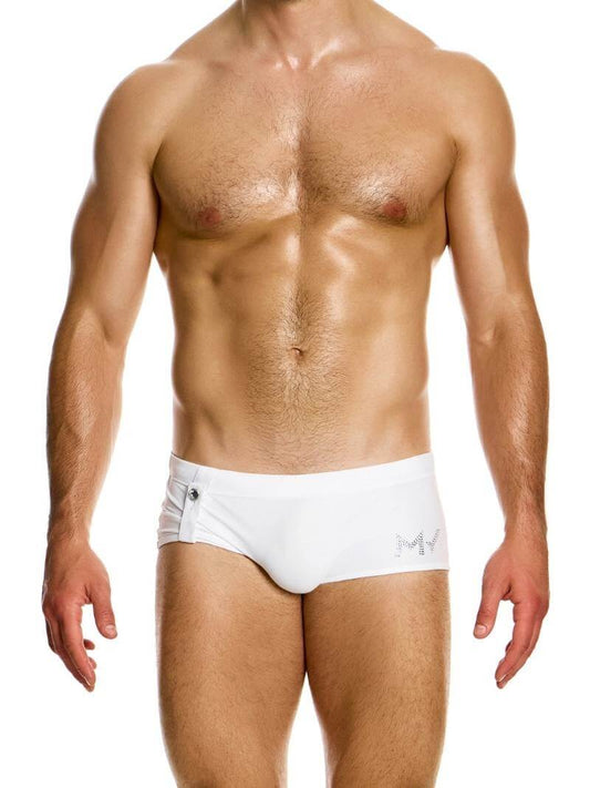 Mens MODUS VIVENDI Diamonds Brazil Cut Swim Trunk