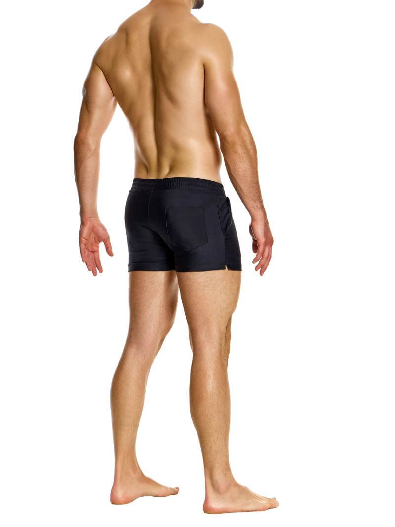 Mens MODUS VIVENDI Diamonds Swim Shorts: Short Leg & Pockets