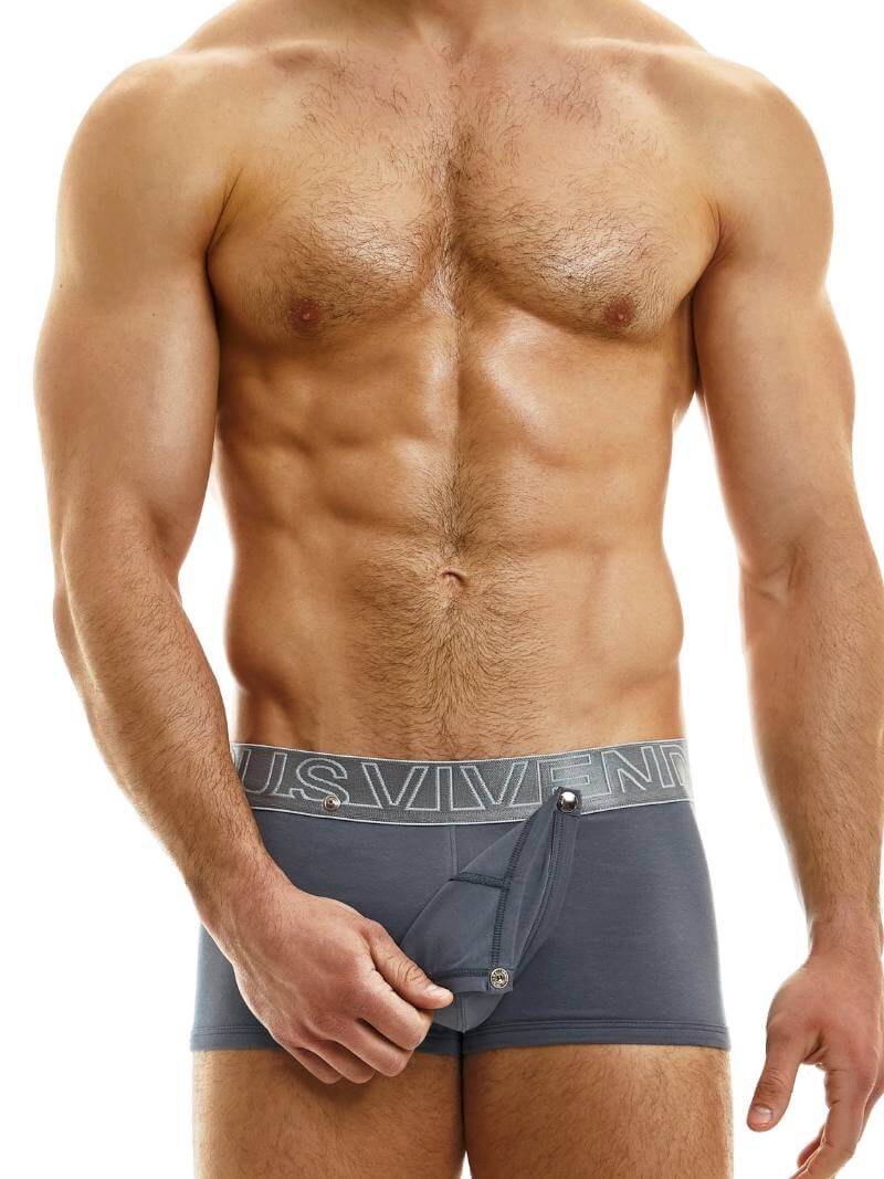 Mens MODUS VIVENDI Hole Boxer: Removable Pouch