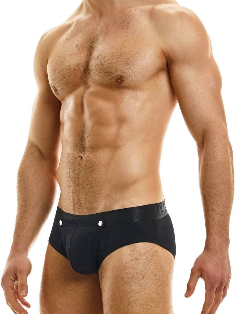 Mens MODUS VIVENDI Hole Brief: Removable Pouch