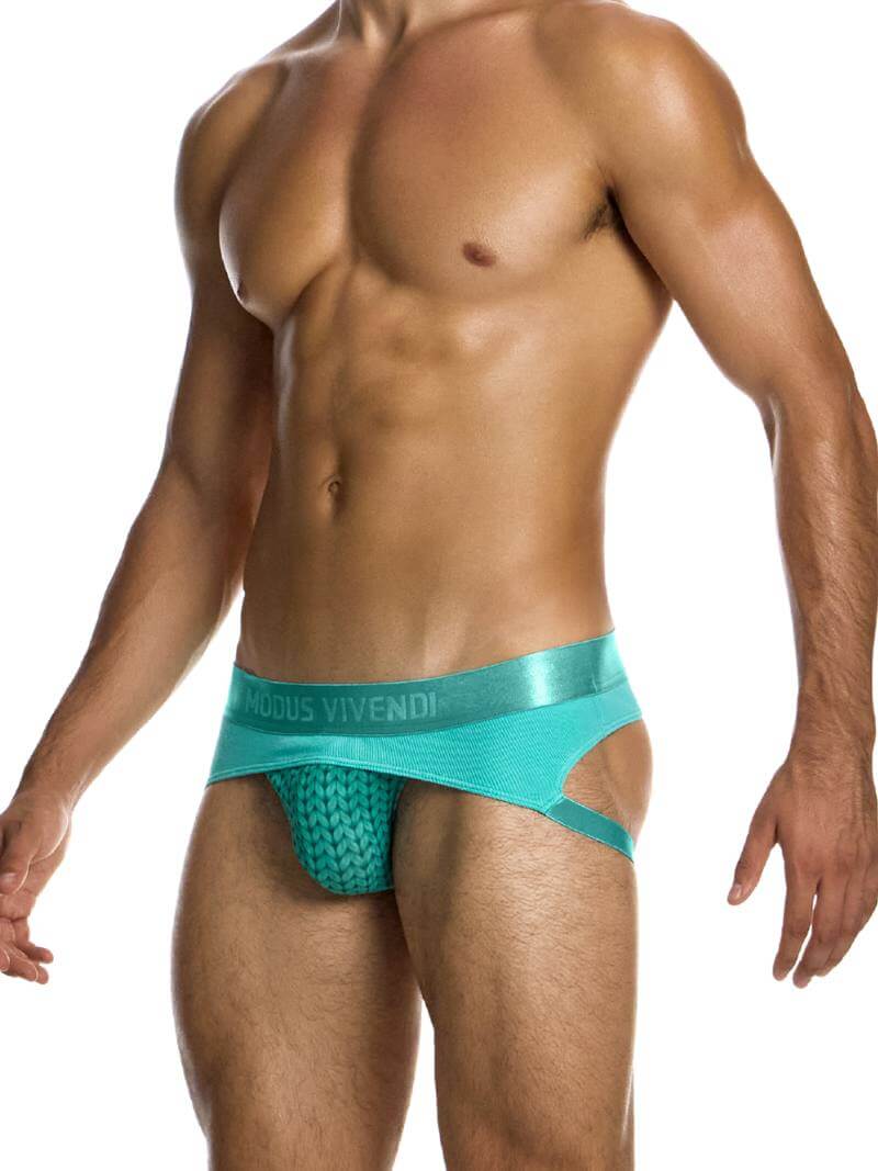 Mens MODUS VIVENDI Illusion Sheer Jockstrap