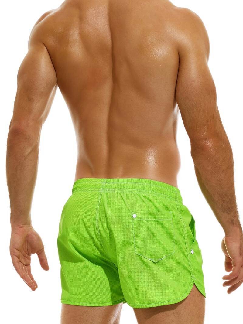 Mens MODUS VIVENDI Jeans Swimming & Beach Shorts: Loose Fit Jogging Style