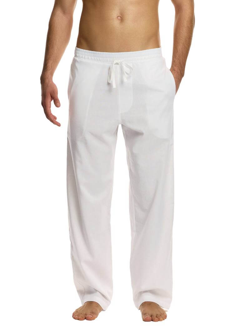 Mens MODUS VIVENDI Lightweight & Relaxed Linen Pants